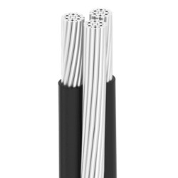VIAKON. Cable MULTIPLE DE AL, AAC (1+1) CAL. 6 AWG