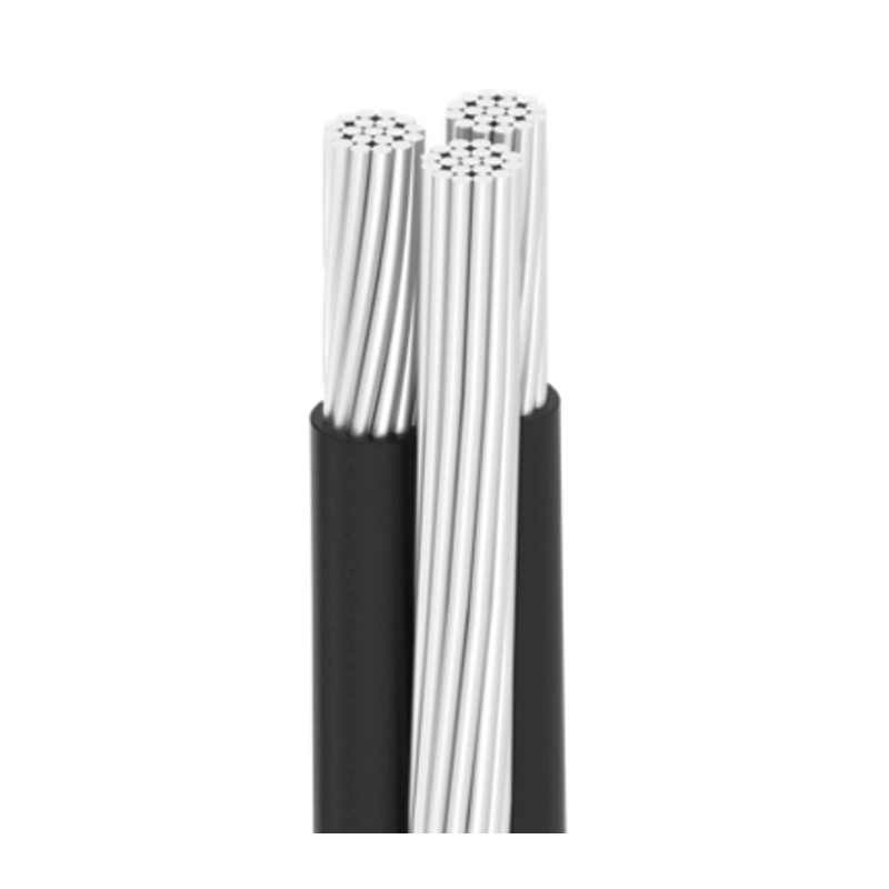 VIAKON. Cable MULTIPLE DE AL, AAC (2+1) CAL. 6 AWG