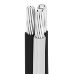 VIAKON. Cable XLP-AL, CUADRUPLEX, (3+1) CAL. 3/0 - 1/0 AWG