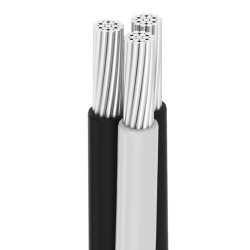 VIAKON. Cable XLP-AL, CUADRUPLEX, (3+1) CAL. 1/0 -2 AWG