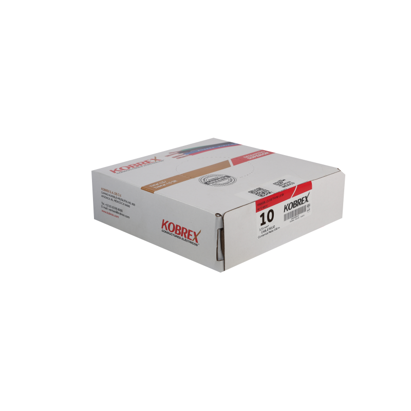 C.CU.THHW-LS 600V ROJO 19H 10AWG CAJA 100m