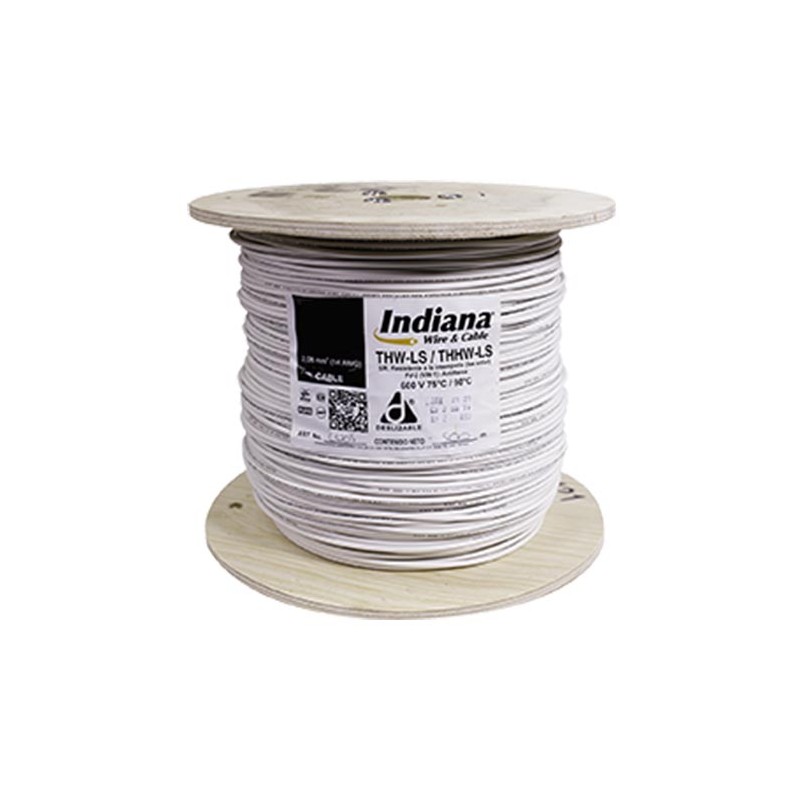 Indiana Bobina 1,000 mts THW-LS Cal. 10 Blanco
