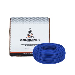 CONDUMEX Caja 100 Mts Cable Azul Thw Cal 12 Aw Vinanel Xxi